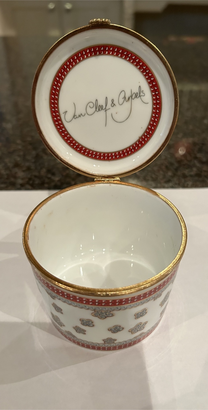 Van Cleef & Arpels Raynaud Limoges Trinket Box Vintage 90s Rare - photo 4