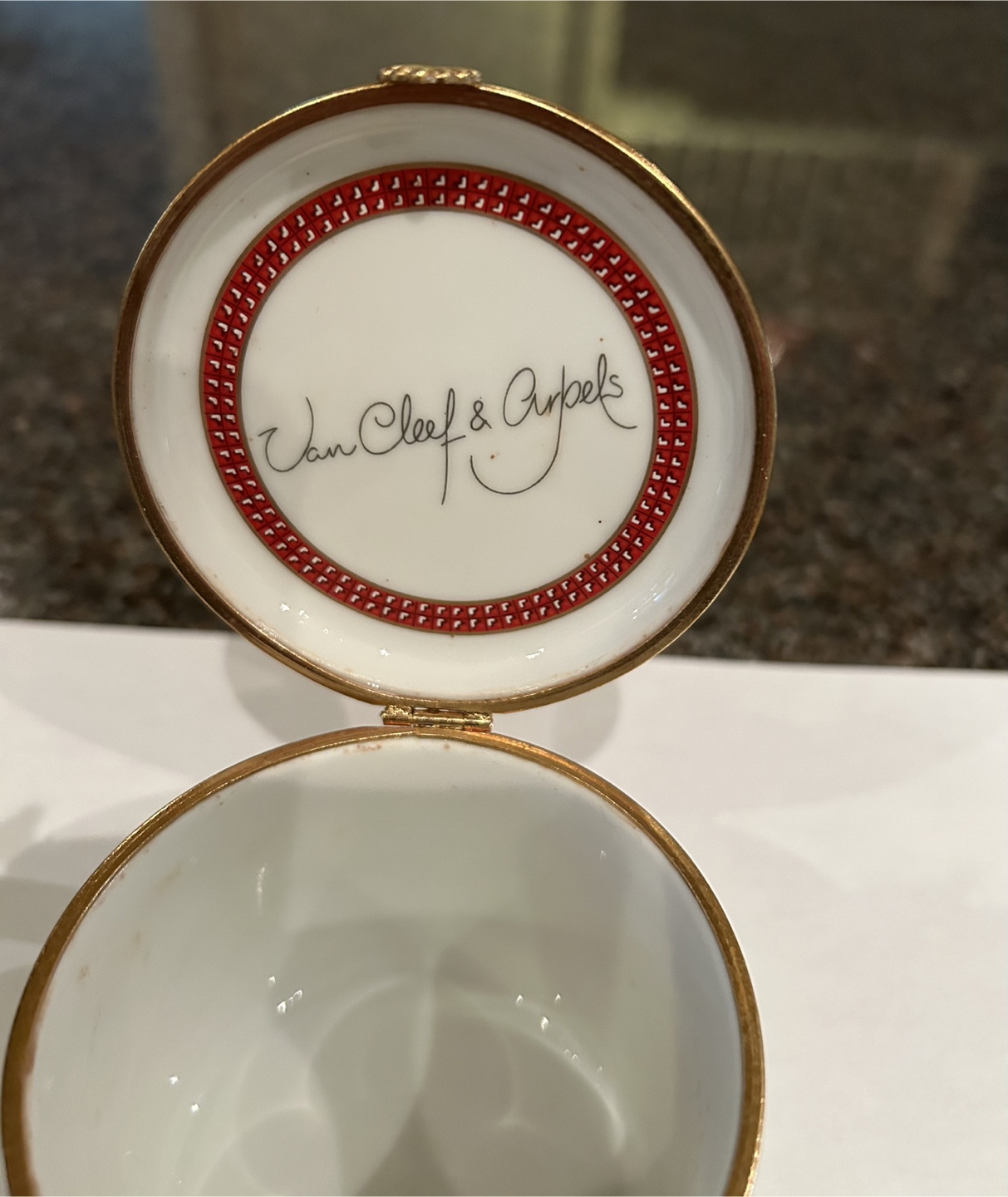 Van Cleef & Arpels Raynaud Limoges Trinket Box Vintage 90s Rare - photo 5