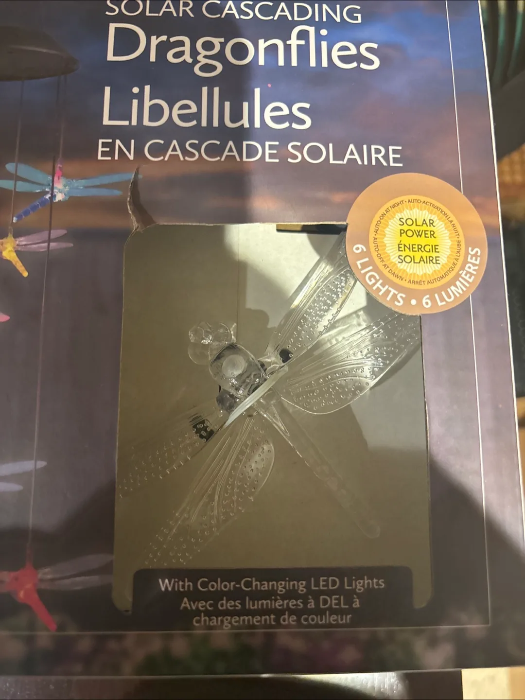 Merkury Solar Cascading Dragonflies - New in Box! image indicator(5)