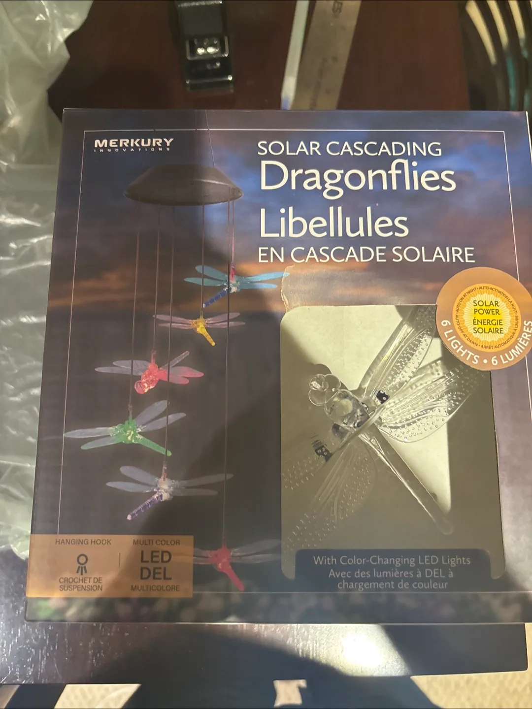 Merkury Solar Cascading Dragonflies - New in Box! thumbnail