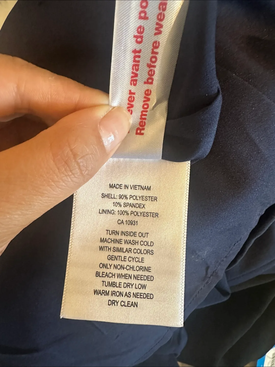 Maggy London Melanie Lyne Navy Sheath Work Dress image indicator(5)