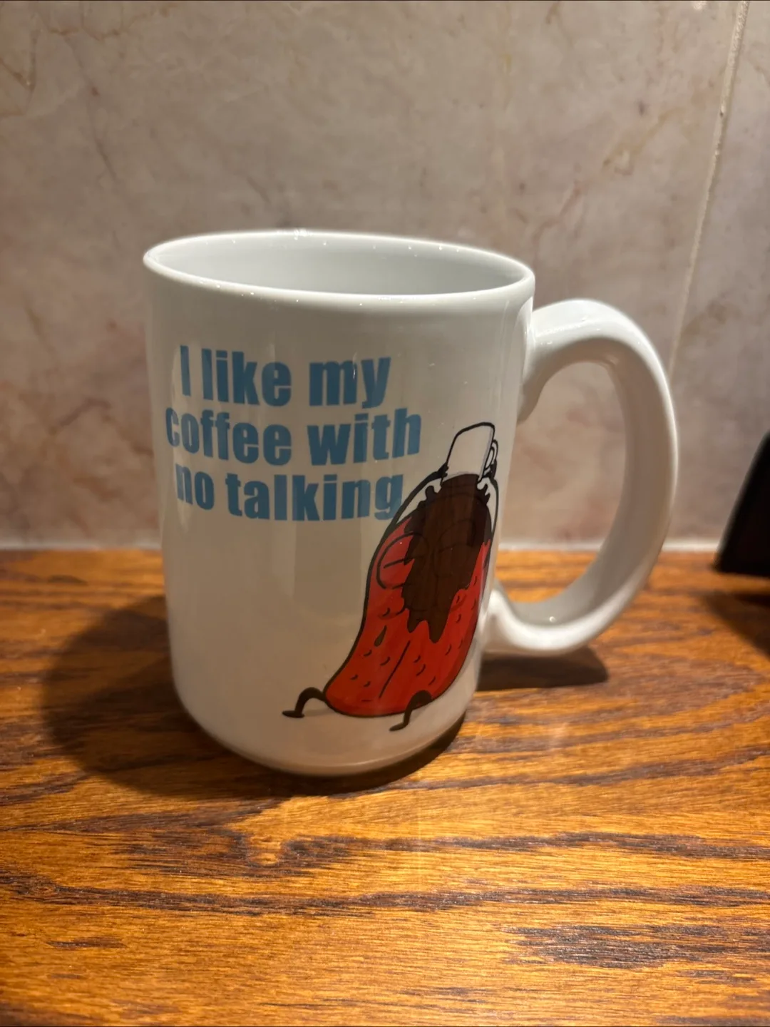 Coffee Mug - I Like My Coffee With No Talking thumbnail