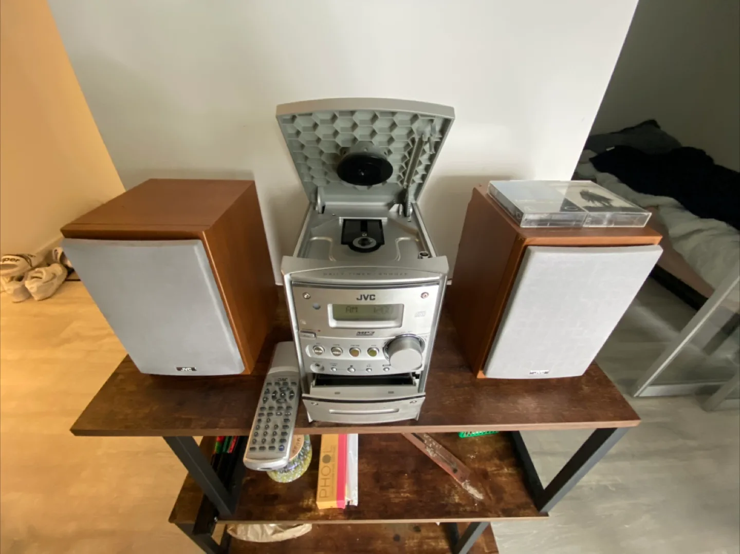 JVC Stereo System with CD and Tape Player