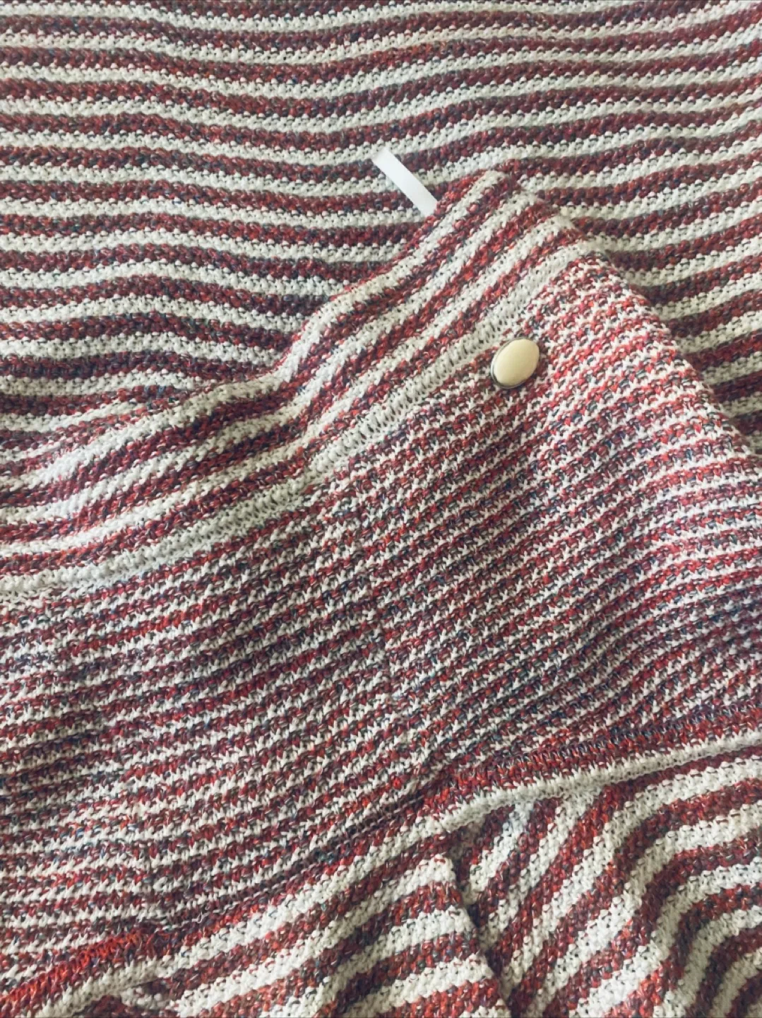 MOVING!!!Striped Knit Top & Skirt Set image indicator(3)