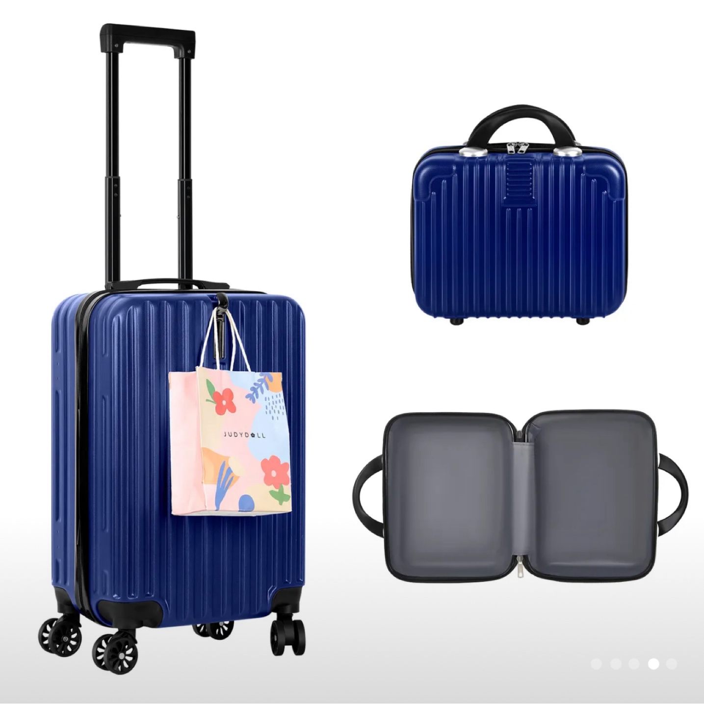 JUDYDOLL Blue Hardside Luggage Set - photo 4