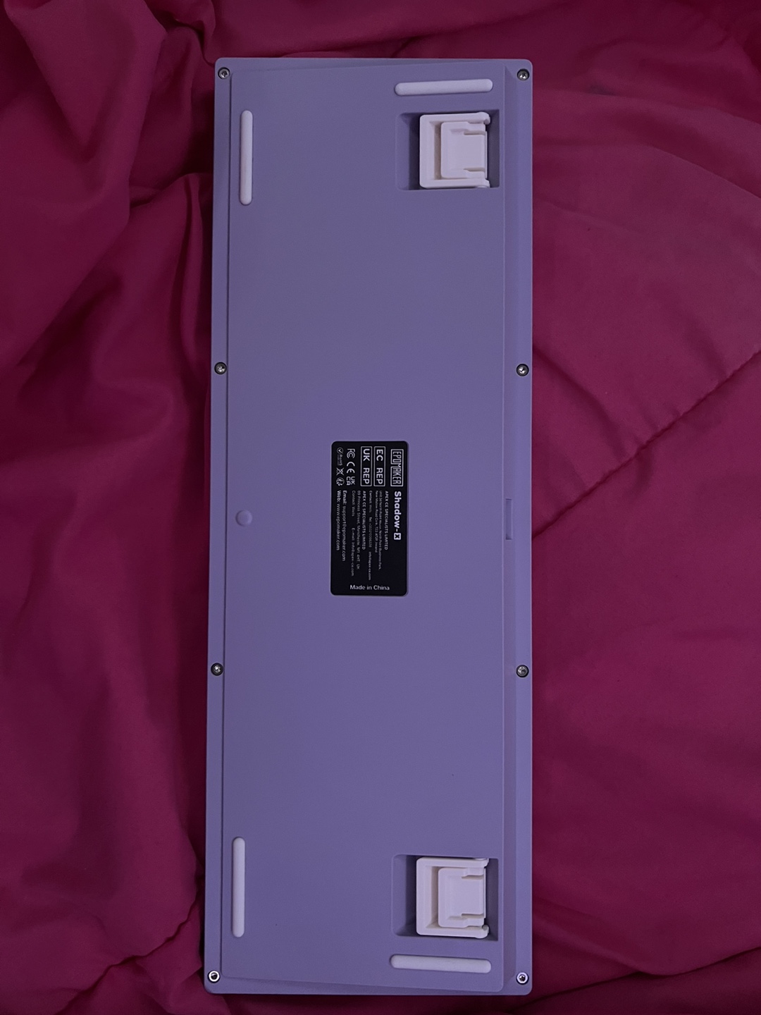 DISCONTINUED Epomaker Shadow X — White and Purple - photo 2