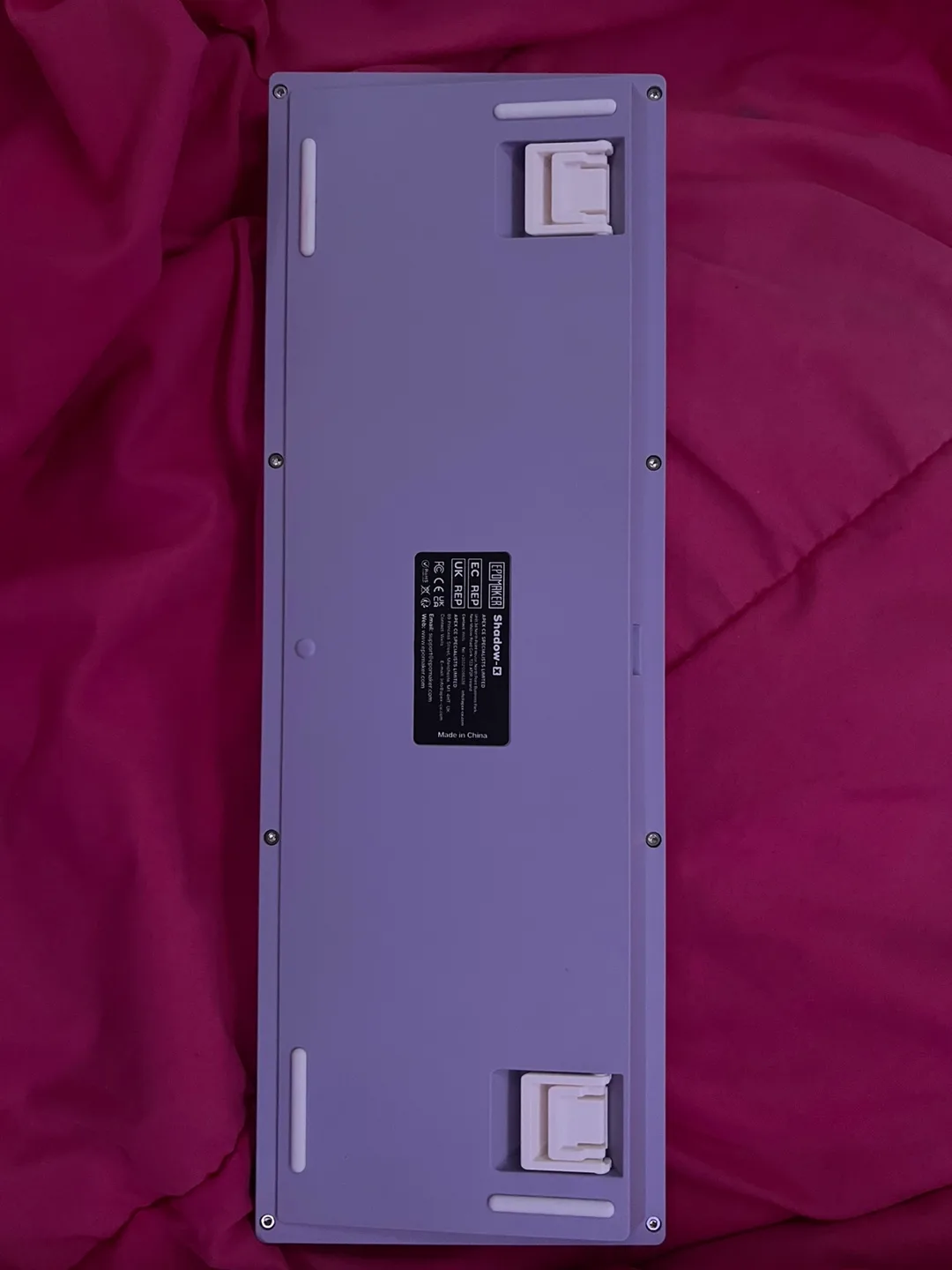 DISCONTINUED Epomaker Shadow X — White and Purple image indicator(2)