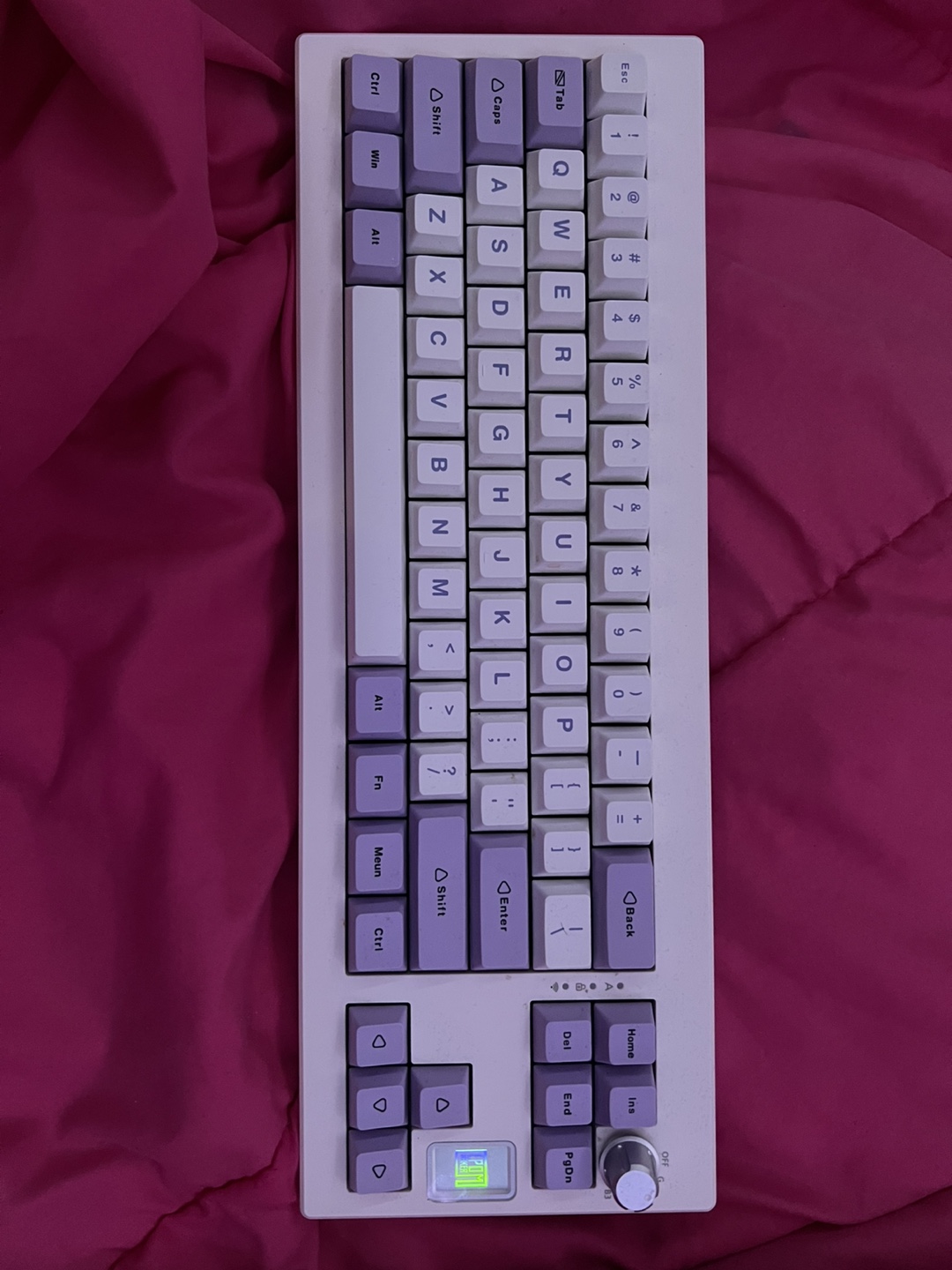 DISCONTINUED Epomaker Shadow X — White and Purple