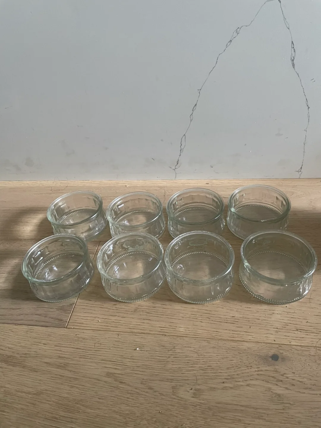 10 Clear Glass Ramekins thumbnail