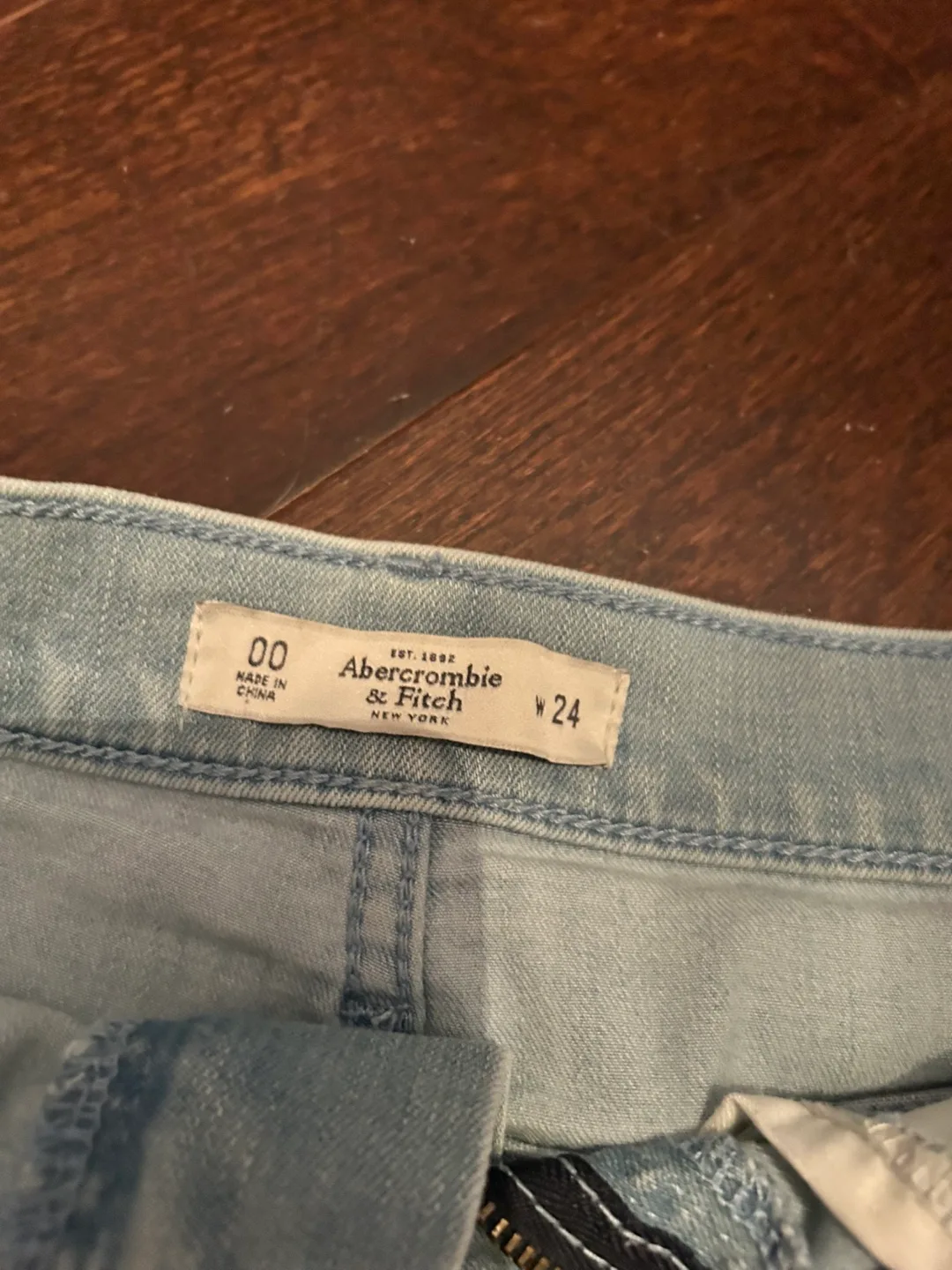 Abercrombie & Fitch Denim Shorts - Size 00/W24 image indicator(2)