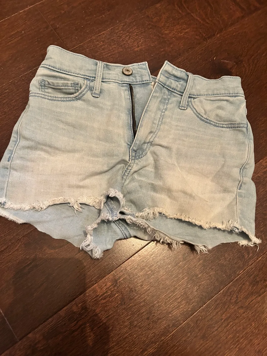Abercrombie & Fitch Denim Shorts - Size 00/W24 thumbnail