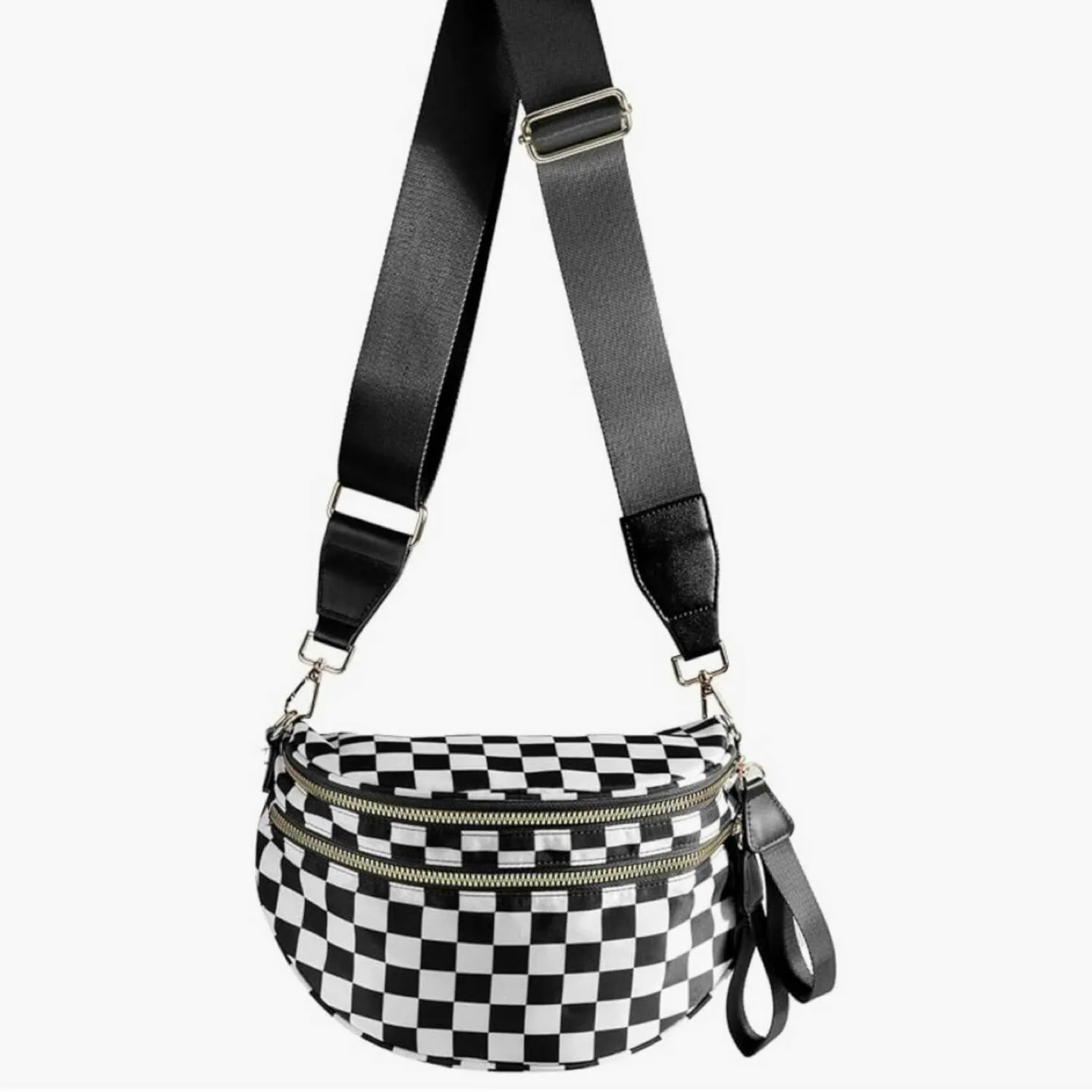 Viral Checkered Nylon Bum Bag thumbnail