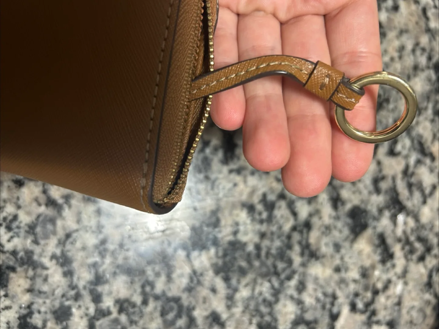 Tory Burch small zippered compact wallet image indicator(6)