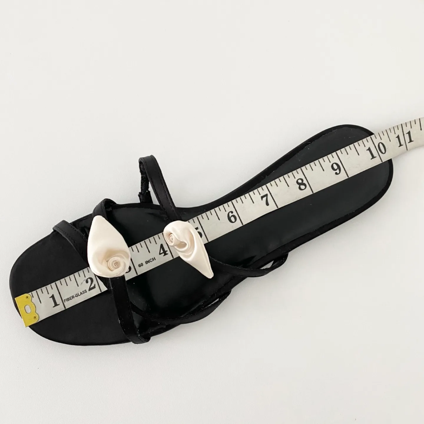 New Zara Flat Sandals with Rosettes Size 40 (US 9) image indicator(6)