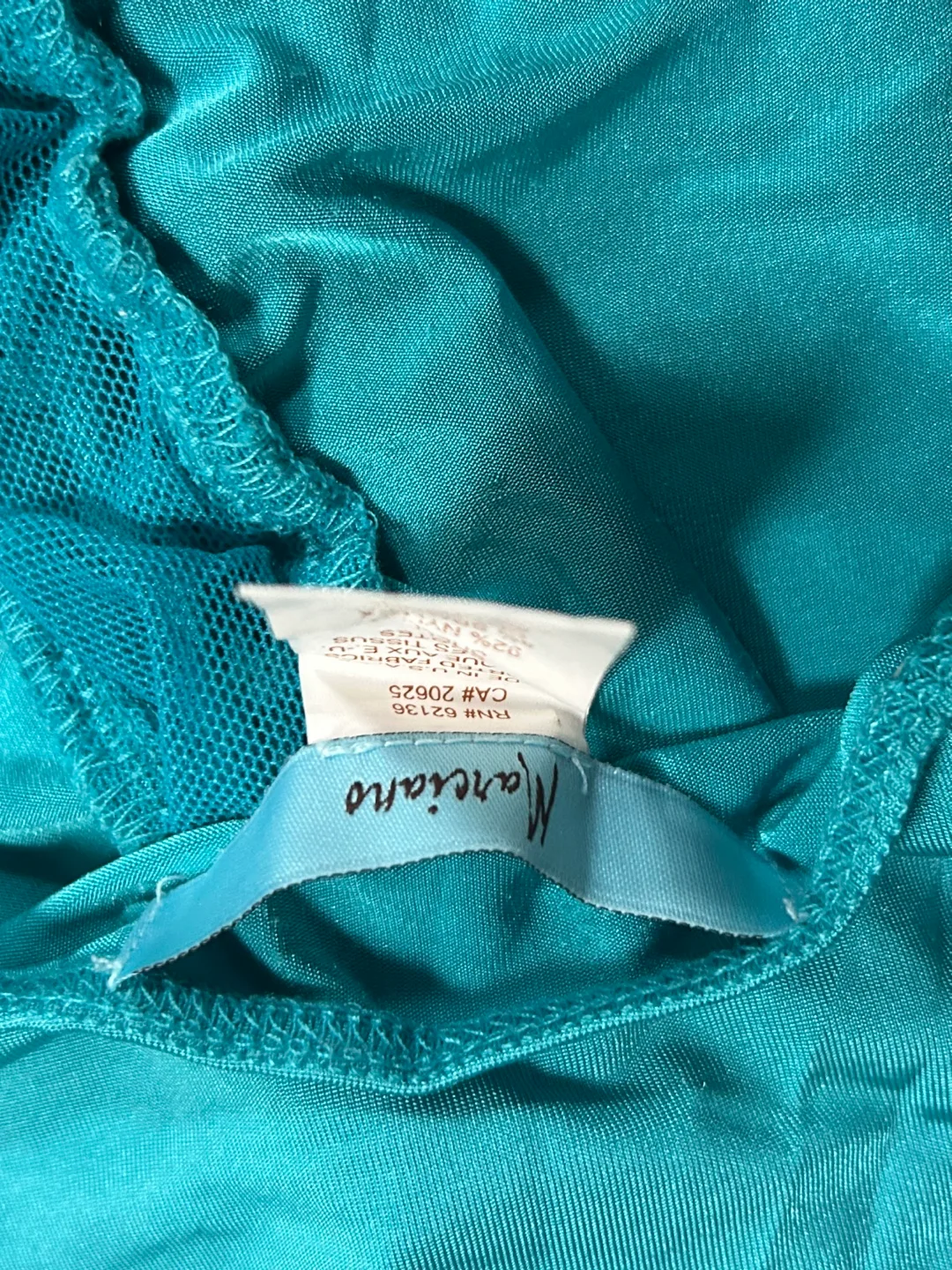 Y2K Going out Marciano Teal Lingerie Top image indicator(4)