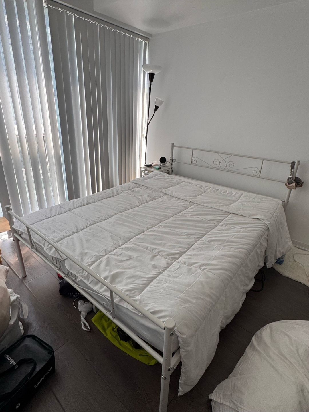 White Bed Frame – Queen Size – $50 (Lisgar Street)