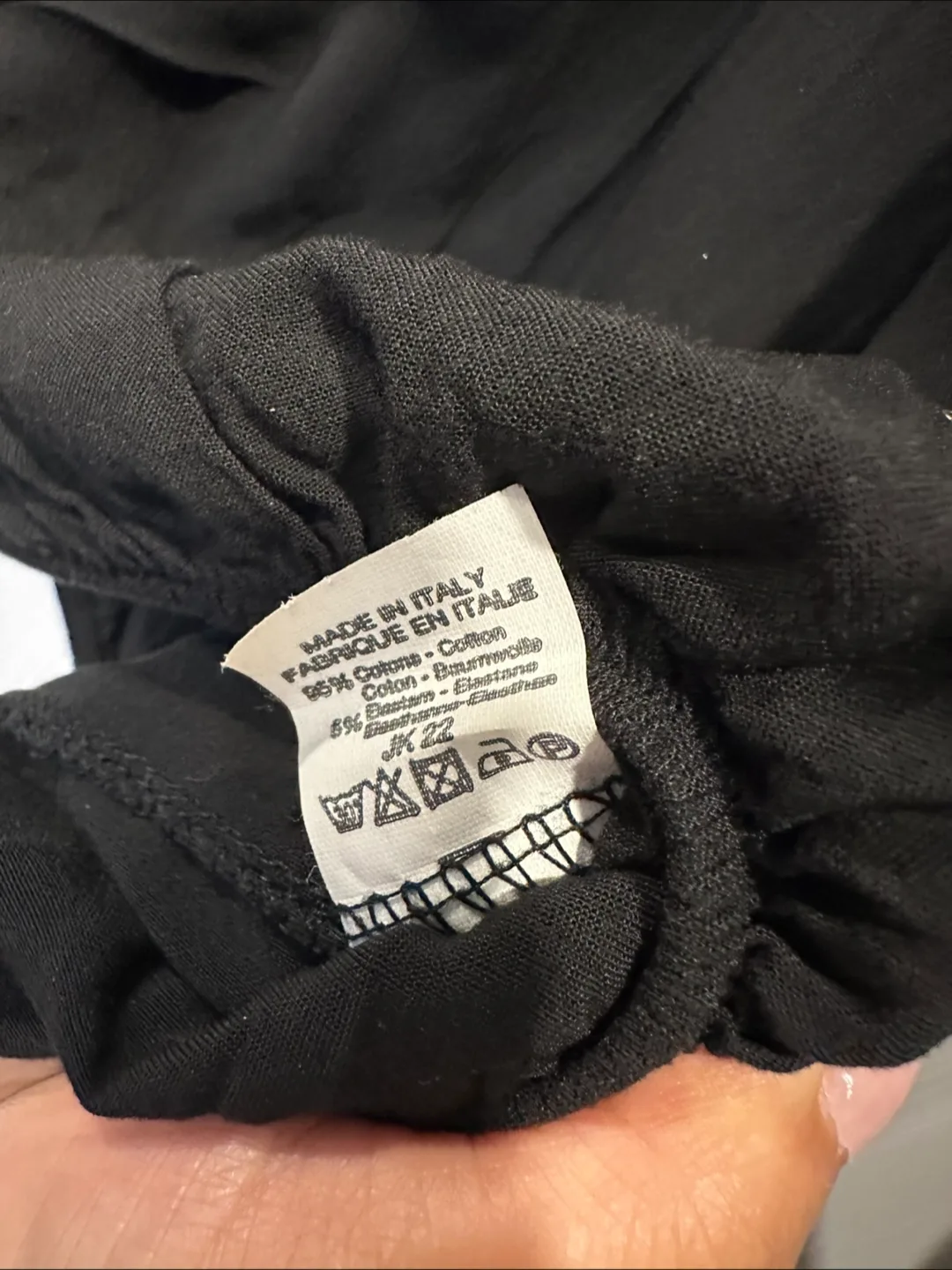 Brandy Melville Black Off-Shoulder Peasant Top image indicator(5)