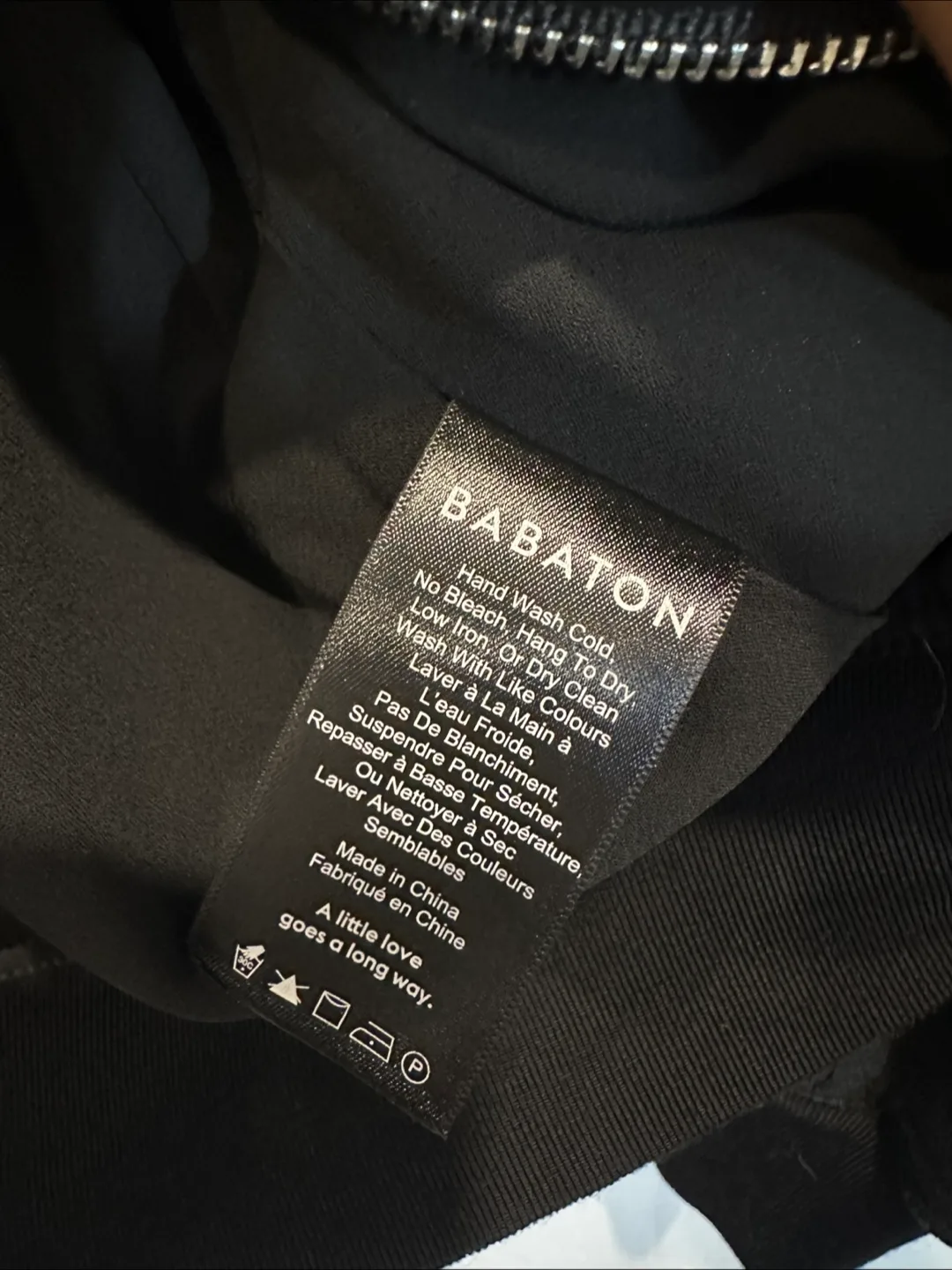 Aritzia Babaton Black Bomber Jacket Size XS image indicator(8)