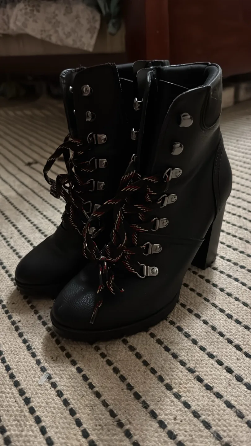 Black Heeled Ankle Boots thumbnail