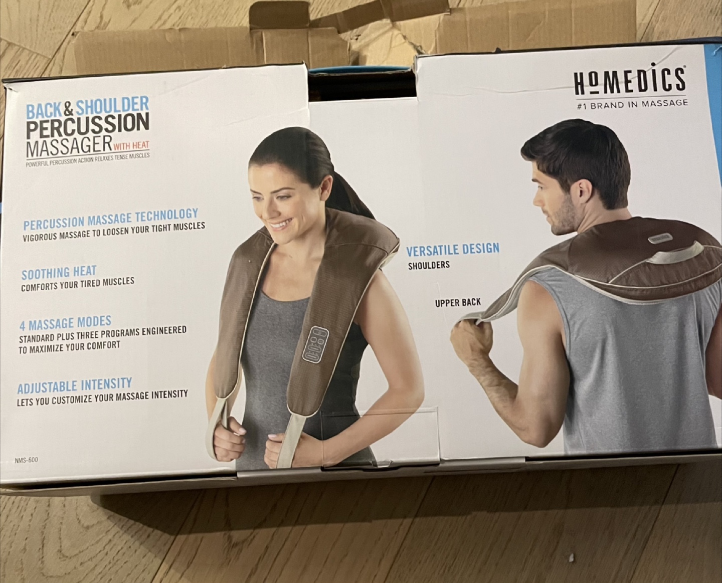 Homedics Back & Shoulder Percussion Massager w/ Heat