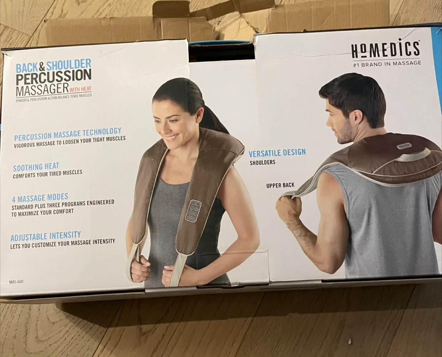 Homedics Back & Shoulder Percussion Massager w/ Heat thumbnail