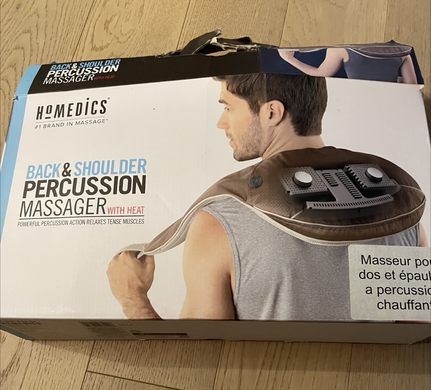 Homedics Back & Shoulder Percussion Massager w/ Heat - photo 2