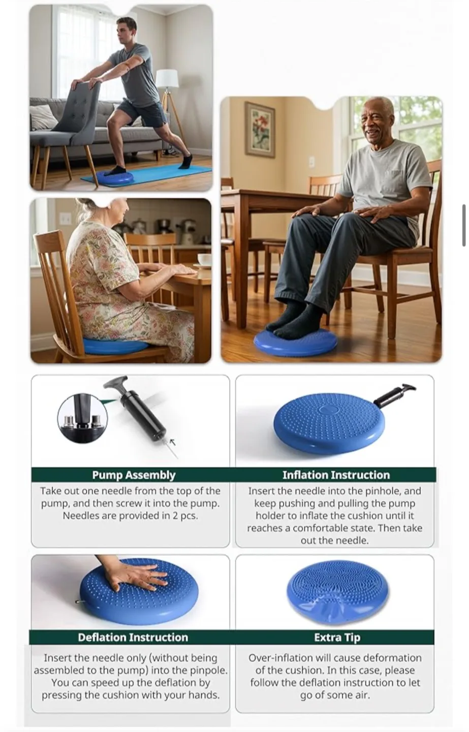 TRIDEER Balance Wobble cushion image indicator(4)