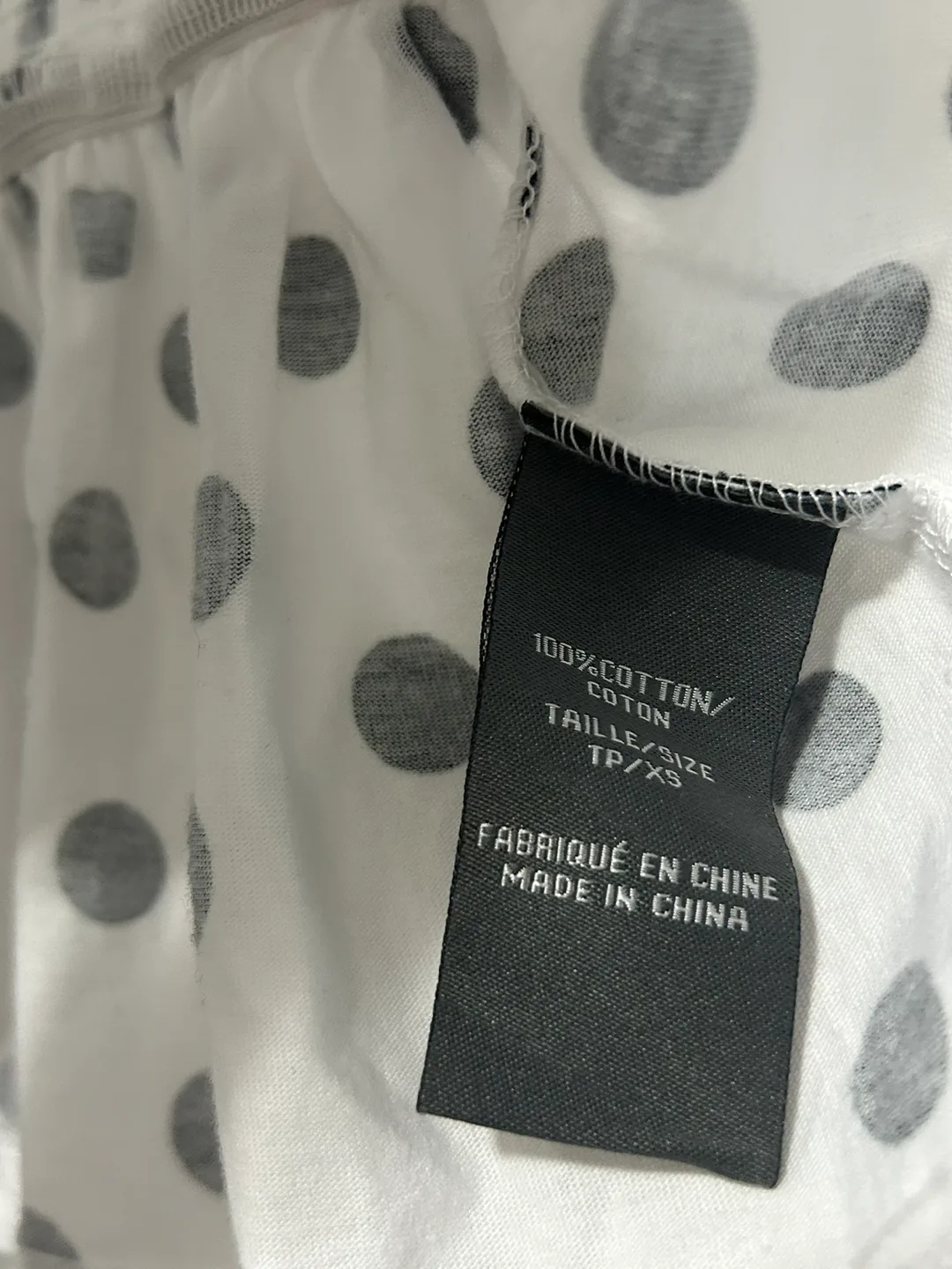 Suzy Shier  sleeveless polkadot peplum top size XS image indicator(4)