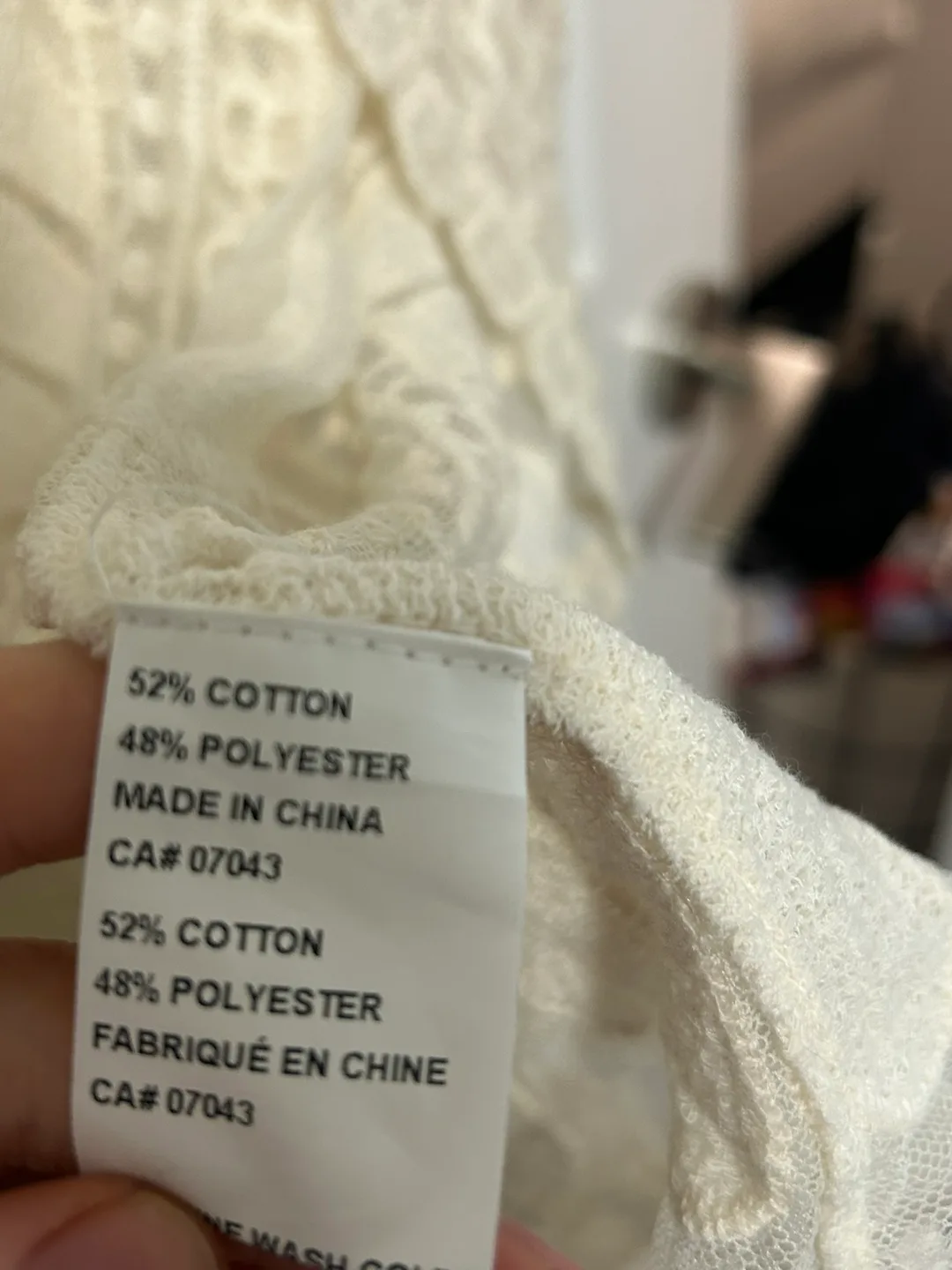 Rebellion lace cardigan, beach coverup size small image indicator(4)