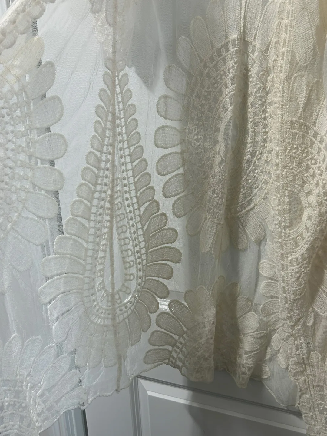 Rebellion lace cardigan, beach coverup size small image indicator(3)