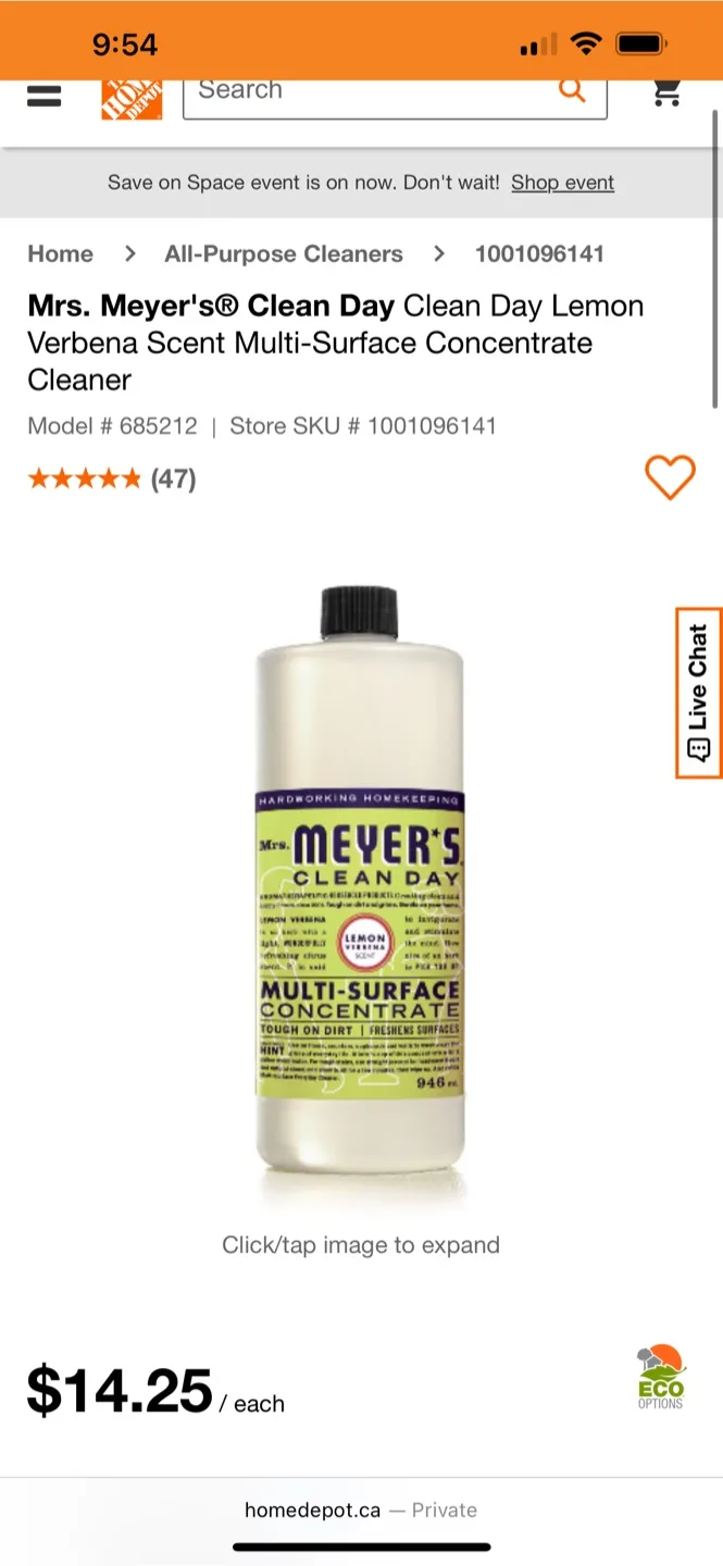 Mrs. Meyer's Multi surface concentrate image indicator(2)