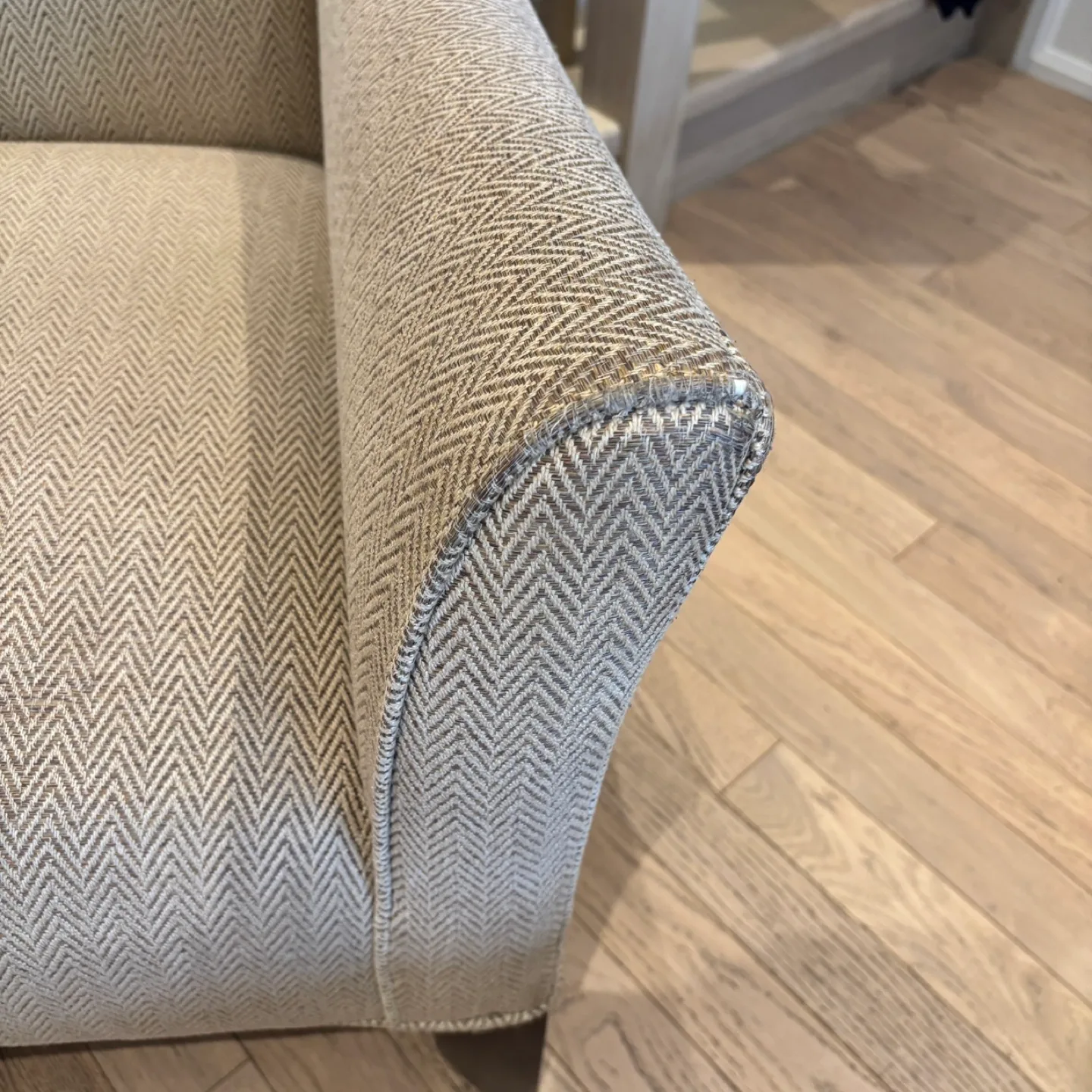 Set of 2 solid and comfy Canadian Made armchairs in need of TLC image indicator(3)