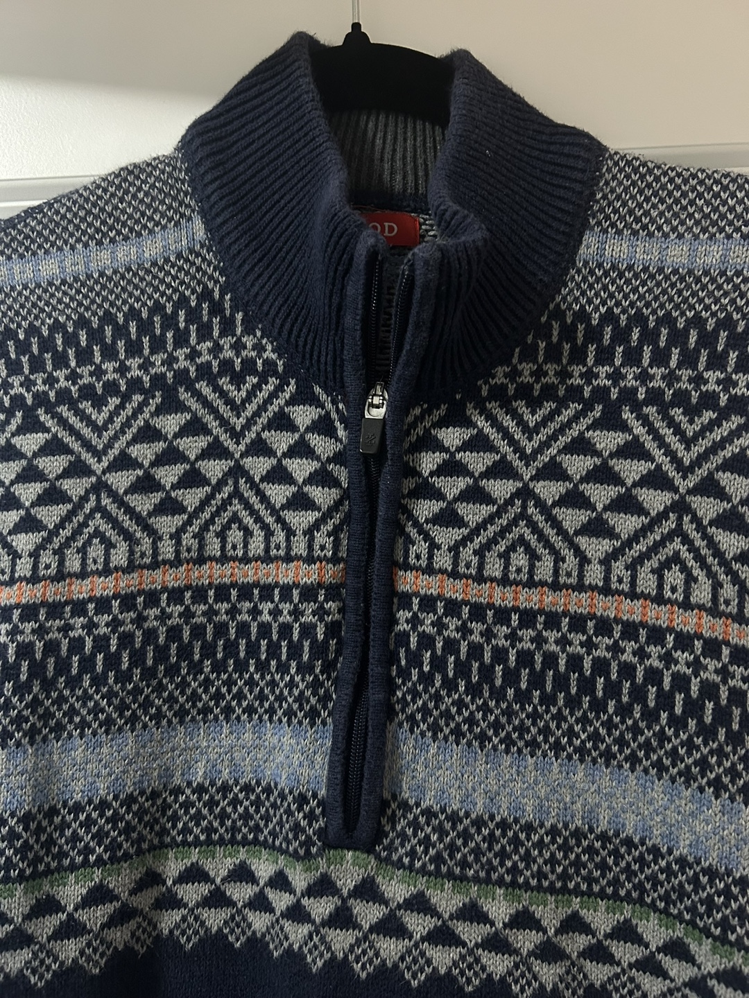 Men’s izod knit half zip size medium - photo 3