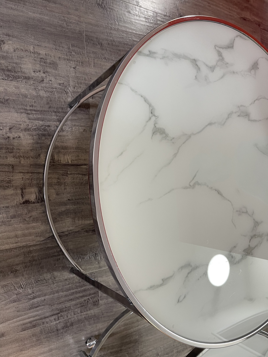 Round Marble looks Coffee Table Set