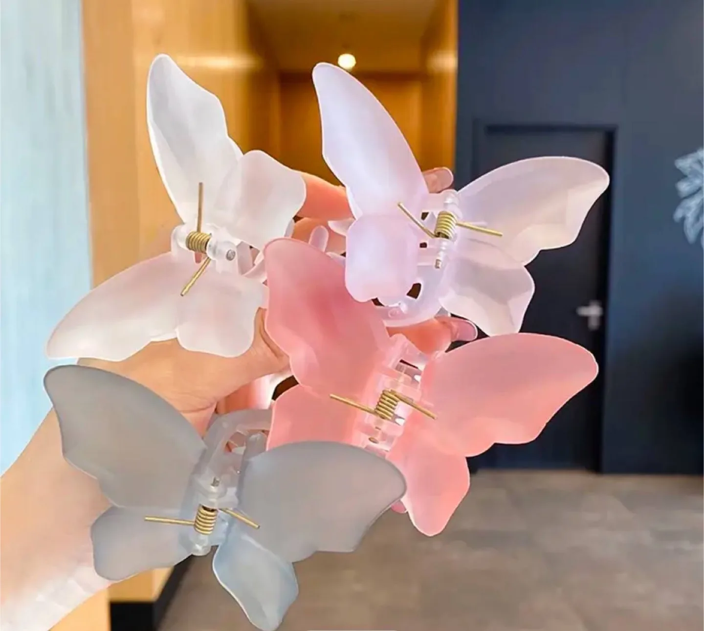 Butterfly Hair Claw Clip thumbnail