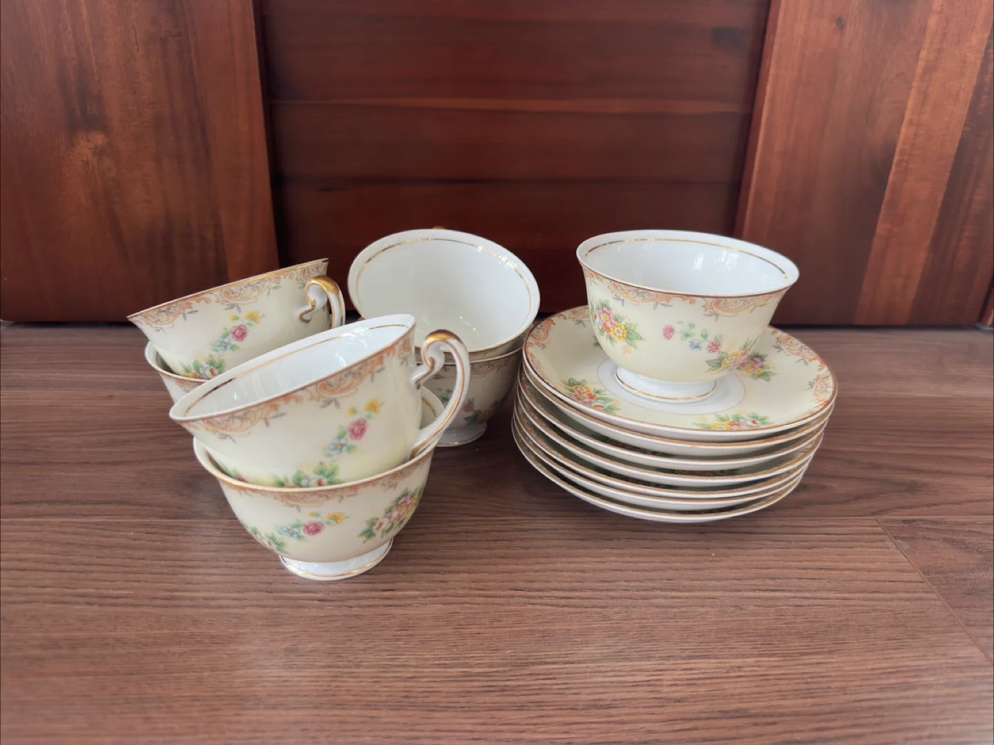 Mico Ware Japan from 50s Tea Cup Set of 7