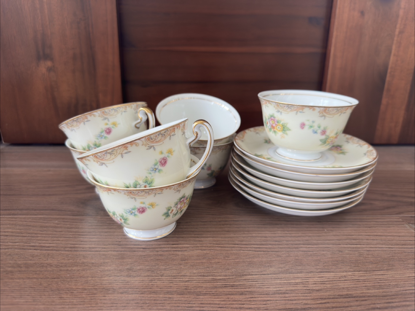Mico Ware Japan from 50s Tea Cup Set of 7 - photo 2