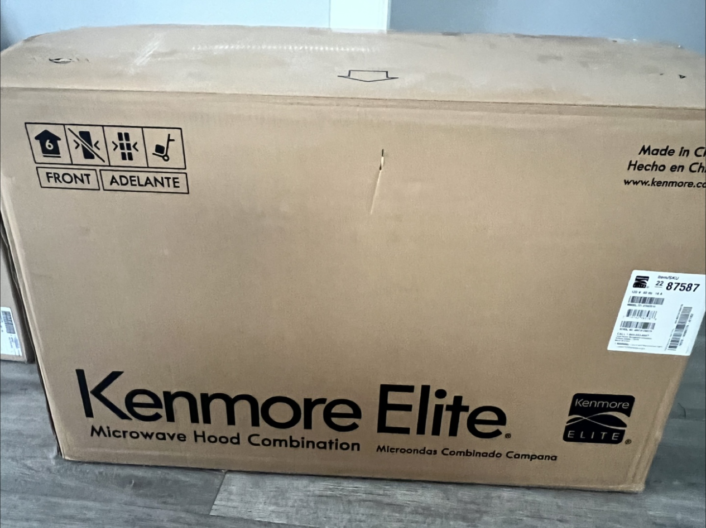 New Kenmore Elite Microwave Hood Combination - photo 3