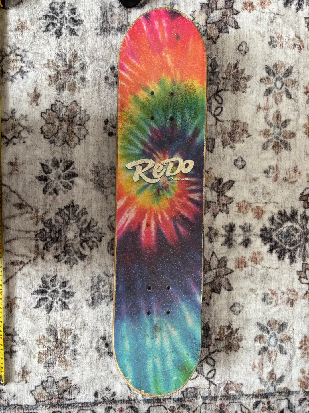 REDO Skateboard - Tie Dye Design thumbnail