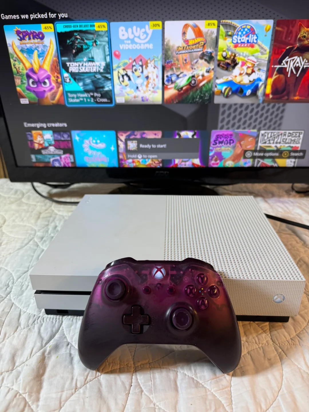 Xbox One S Console with Controller thumbnail