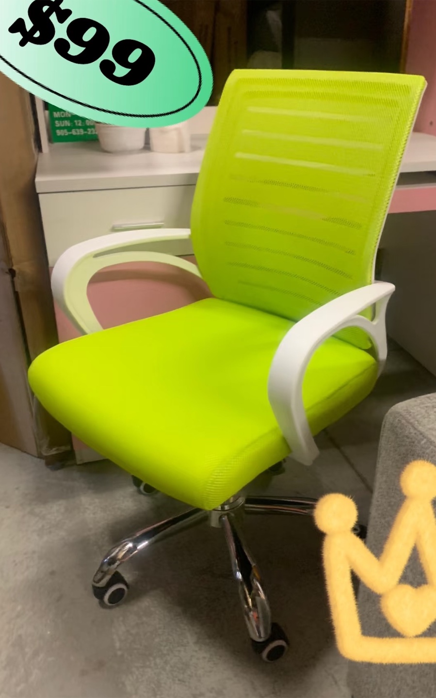 Closing sale—brand new computer chair$69.99