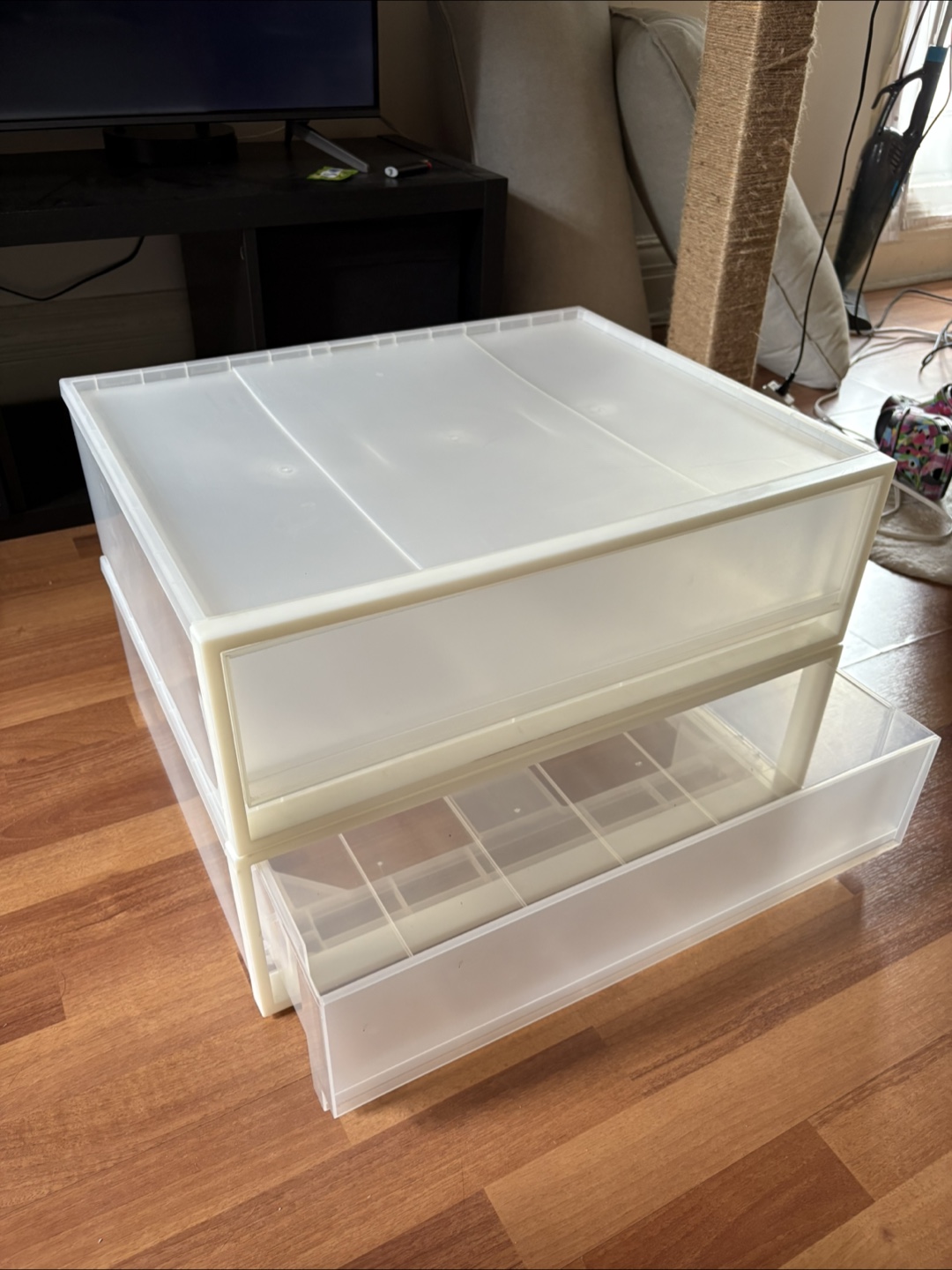 Underbed Storage Boxes with Drawers - Selling 2 of them