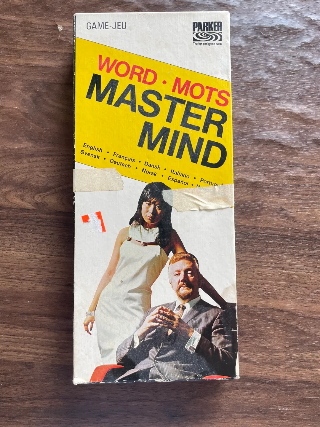 Vintage Word Mastermind Board Game thumbnail
