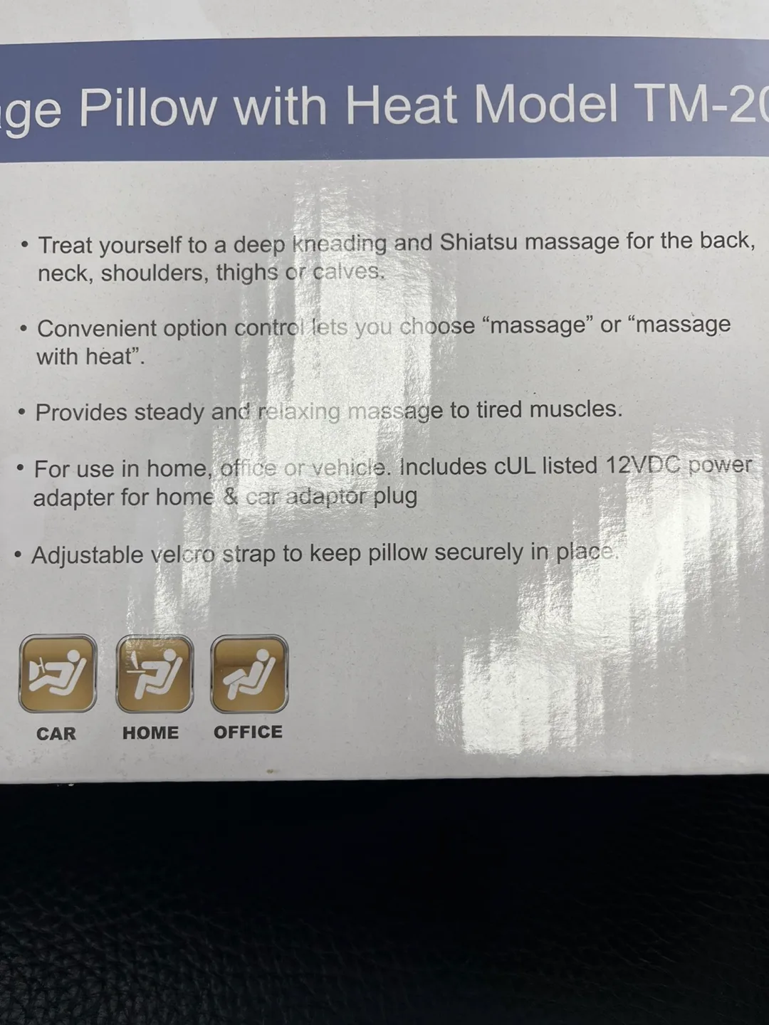 Shiatsu back and neck massager image indicator(3)