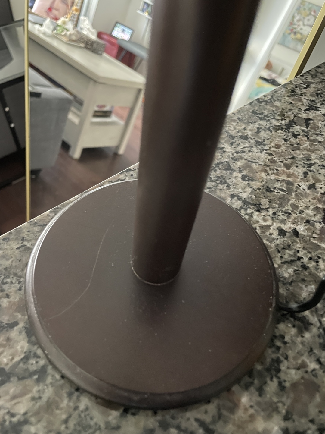 Wooden Paper Towel Holder - Brown - photo 5