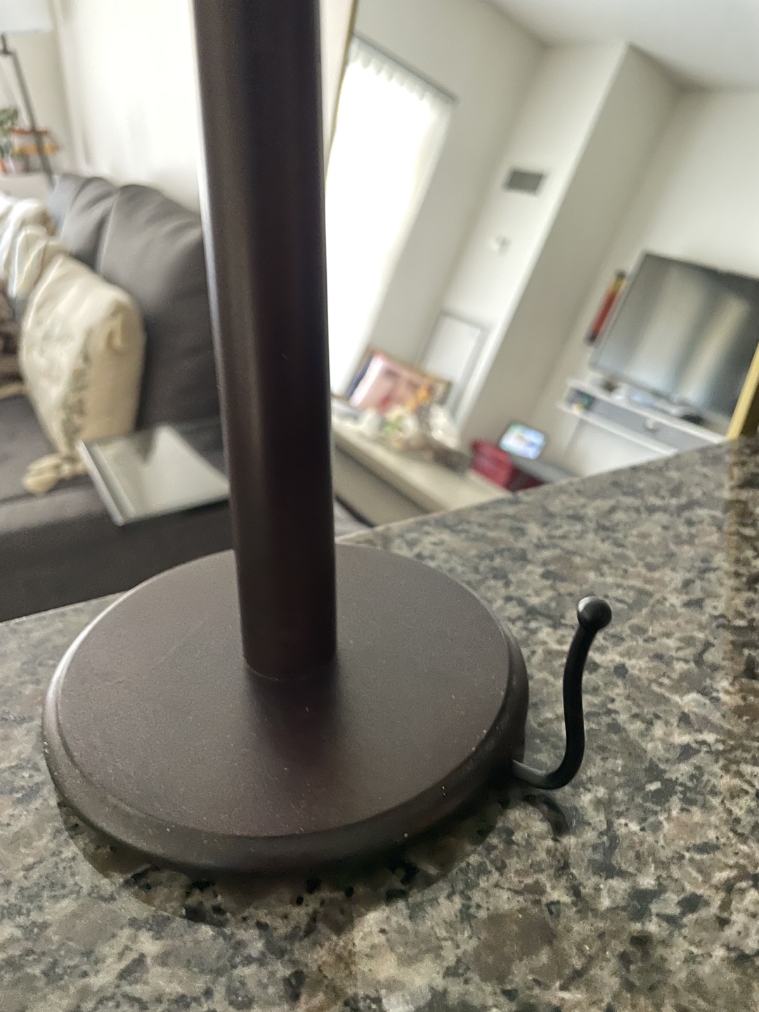 Wooden Paper Towel Holder - Brown - photo 3