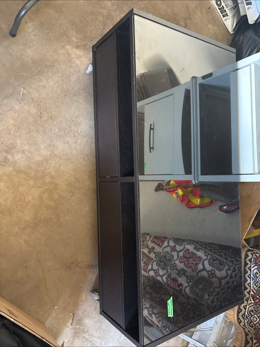 Coffee Table with Mirrored Top thumbnail