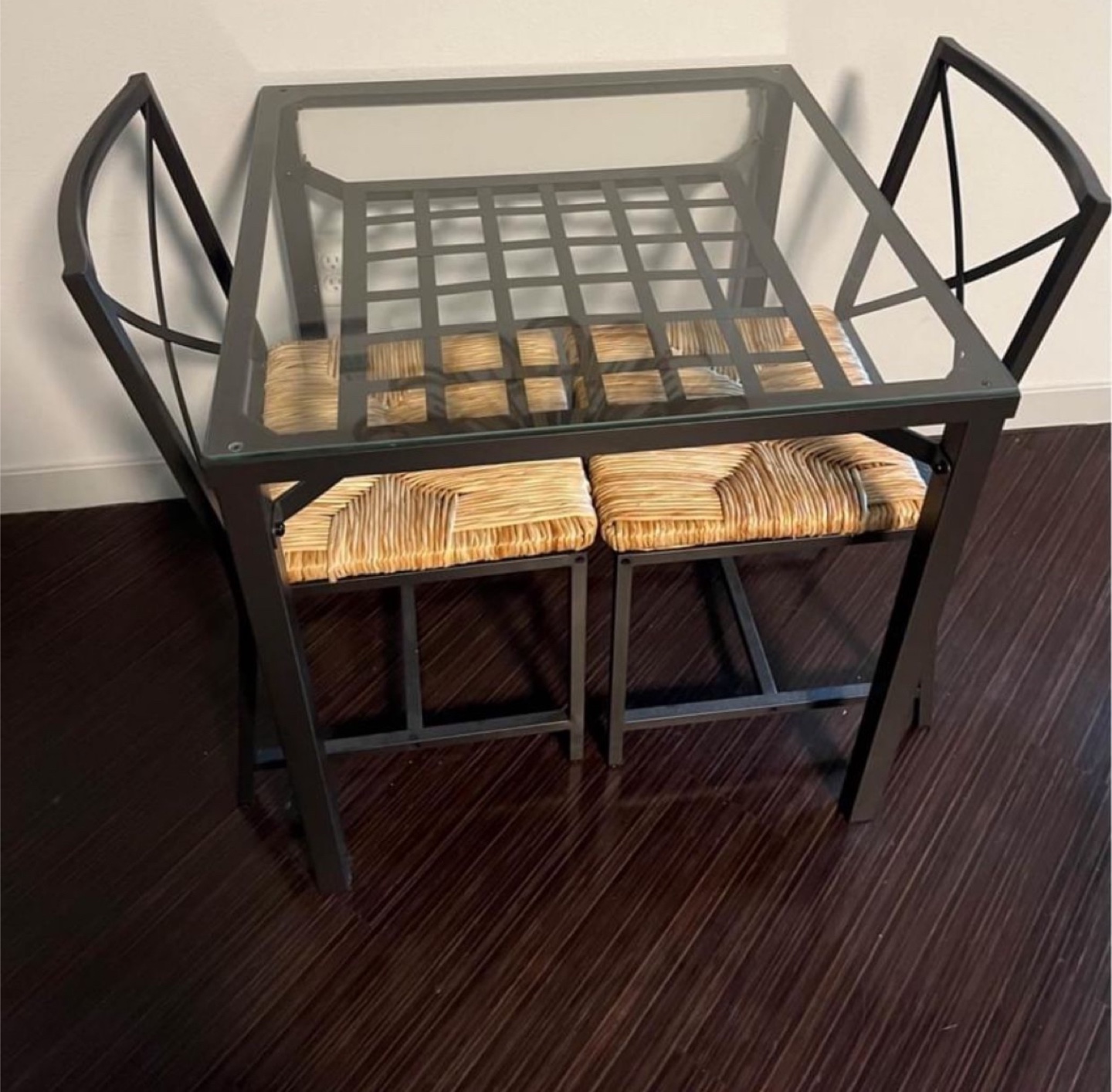 Glass Top Dining Table