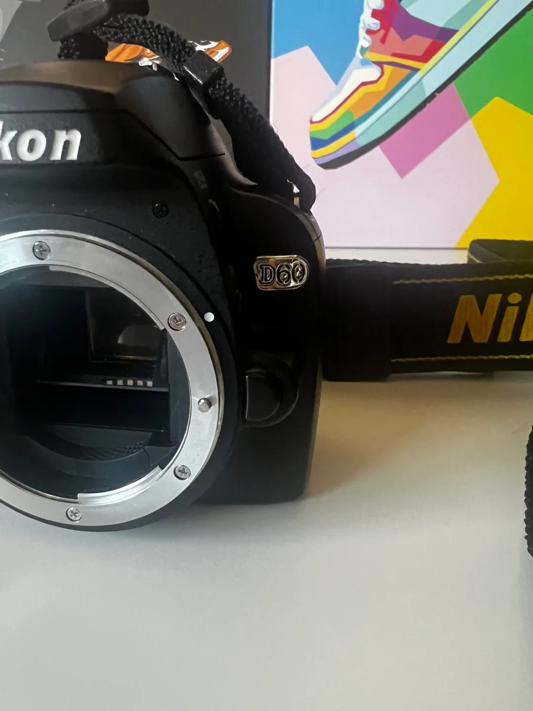 Nikon D60 Digital Camera (Body only) with camera bag image indicator(4)