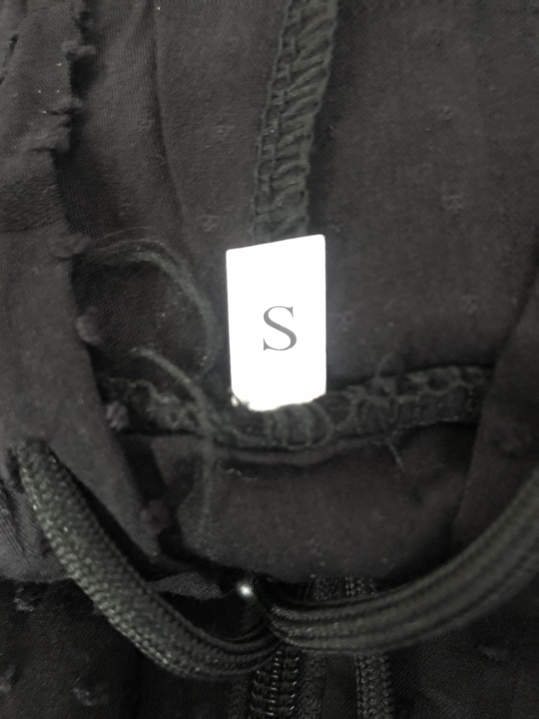 Black Short Sleeve Hoodie - Size S - photo 2